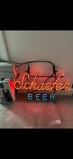 Schaefer beer neon for sale  Brightwaters