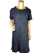Vestido Anna Maria Paletti preto ilhós tamanho 46 EUA 14 manga curta gola dividida, usado comprar usado Vestido Anna Maria Paletti preto ilhós tamanho 46 EUA 14 manga curta gola dividida, usado comprar usado  Enviando para Brazil