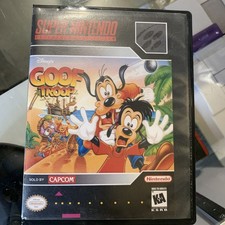 Disney's Goof Troop 1993 Super Nintendo SNES estojo pós-mercado limpo e testado comprar usado Disney's Goof Troop 1993 Super Nintendo SNES estojo pós-mercado limpo e testado comprar usado  Enviando para Brazil