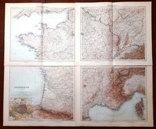 Grande carta geografica usato  Lecco