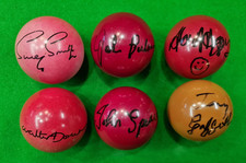 Signed snooker balls for sale  PENTRE