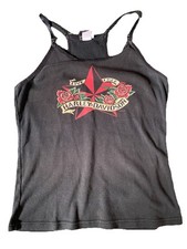 Regata Harley-Davidson Feminina G Grande Preta Rosas Cimento City Michigan comprar usado  Enviando para Brazil