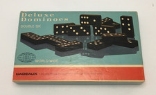 Cadeaux A Milton Bradley Company Deluxe Double Six Domino's Worldwide 28 peças, usado comprar usado Cadeaux A Milton Bradley Company Deluxe Double Six Domino's Worldwide 28 peças, usado comprar usado  Enviando para Brazil