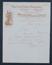 Facture 1912 verreries d'occasion  Nantes-