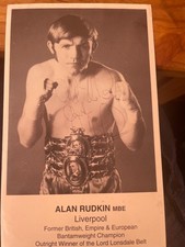 Alan rudkin signed for sale  RHYL