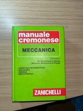 Manuale cremonese meccanica usato  Pavullo nel Frignano