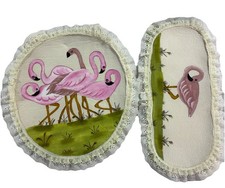Vintage handpainted flamingo for sale  Saint Louis