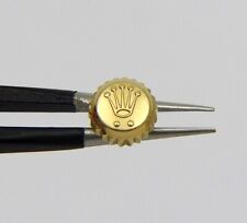 Raro genuíno Rolex B24-531-8 ouro amarelo 18k 5,3 mm 2 pontos relógio coroa de corda comprar usado  Enviando para Brazil