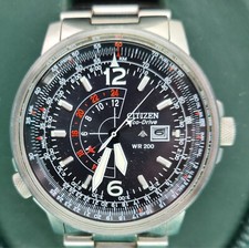 Citizen Eco-Drive relógio solar Promaster Nighthawk WR200 régua deslizante 42mm comprar usado  Enviando para Brazil