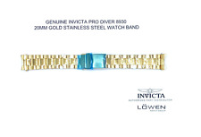 Novo em folha Invicta Pro Diver 8930 20MM pulseira de relógio de aço inoxidável dourada comprar usado  Enviando para Brazil