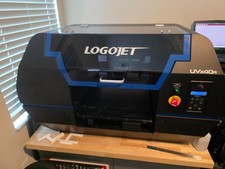 Usado, Impressora Logojet UVx40R com acessório rotativo, computador e acessório (fabricada nos EUA) comprar usado  Enviando para Brazil