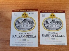 Etiquette rausan segla d'occasion  Montigny-le-Bretonneux