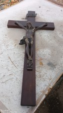 Crocifisso ottone bronzo usato  Foggia