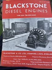 Blackstone epv diesel for sale  HITCHIN