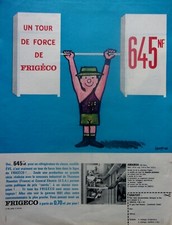 Publicite frigeco savignac d'occasion  Montluçon