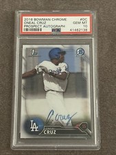 Usado, 2016 1º Bowman Chrome Prospects autógrafos #BCAP-OC Oneal Cruz RC automático PSA 10 comprar usado  Enviando para Brazil