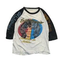 Camiseta Vintage 1983 Billie Squier x Def Leppard Raglan Sleeve Tour comprar usado  Enviando para Brazil