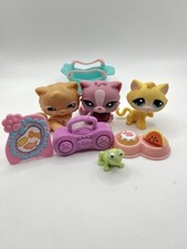 Littlest Pet Shop LPS Lote de 3 Gatos #1035, #2138 & #480 Acessórios Gatinhos comprar usado  Enviando para Brazil
