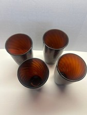 Óculos de âmbar escuro Murano (conjunto de 4), usado comprar usado Óculos de âmbar escuro Murano (conjunto de 4), usado comprar usado  Enviando para Brazil