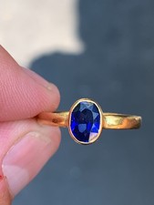 22ct gold sapphire for sale  BRIGHTON
