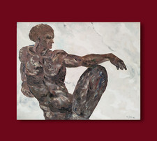 Statua antonio gatto usato  Napoli