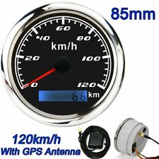 85mm Digital GPS Tacho Auto Boot Tachometer Motorrad Kilometerzähler 0-120km/h comprar usado  Enviando para Brazil