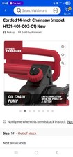 Corded chainsaw inch for sale  Fenton