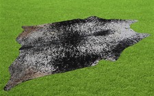 Tapete de couro de vaca 100% genuíno tapete de área couro 24,38 pés quadrados (65"x54") A-757, usado comprar usado  Enviando para Brazil