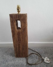 Reclaimed oak lamp for sale  KIDDERMINSTER