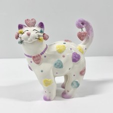 Whimsiclay cat figurine for sale  Pompano Beach
