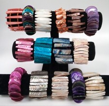 bracelet coloured shell for sale  RUGBY
