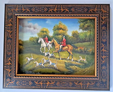 Quadro caccia cornice usato  Palermo