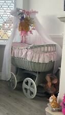 Carrinho de bebê/berço Moses cesta premium com suporte e rodas, usado comprar usado  Enviando para Brazil