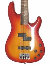 Fender México Delux Zone baixo usado corpo de amieiro Cherry Burst com estojo macio comprar usado  Enviando para Brazil