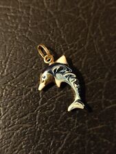 Pendentif dauphin carats d'occasion  La Ferté-Macé