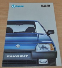 Używany, Skoda Favorit Broszura samochodowa Broszura Edycja niemiecka na sprzedaż  PL
