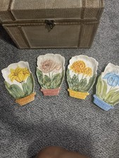 Floral ceramic wall for sale  Van Buren