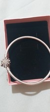 Pandora snowflake bangle for sale  LOWESTOFT
