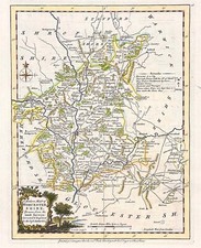 Karte worcestershire ellis gebraucht kaufen  Versand nach Germany