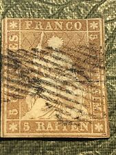 Swiss 1854 rappen for sale  ABERDEEN