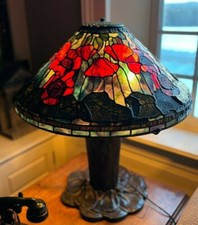 Large tiffany style for sale  East Hardwick