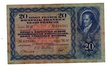 Switzerland billet francs d'occasion  Paris I
