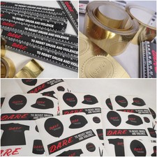 Vintage D.A.R.E. Lote 249 PEÇAS de adesivos para régua de educação escolar DARE Drug Abuse, usado comprar usado  Enviando para Brazil