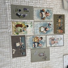 Nine vintage postcards for sale  BURY