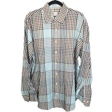 Usado, Camisa social Oxford masculina L xadrez com botões Peter Millar  comprar usado  Enviando para Brazil