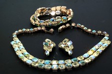 Usado, Deslumbrante Conjunto de Brinco KRAMER Strass Colar Multicolorido comprar usado  Enviando para Brazil
