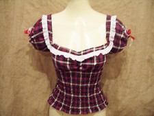Tartan gypsy top for sale Tartan gypsy top for sale  LONDON