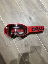 Red black oakley for sale  WHITBY