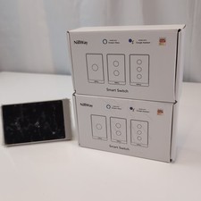 Interruptor de luz de parede inteligente, 2 interruptores de toque Gang 2.4GHz WiFi, sem fio neutro (3) comprar usado  Enviando para Brazil
