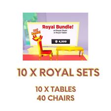 Restaurant royal sets for sale  Springfield Gardens